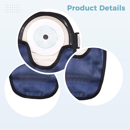 Miniatura 2 de Fundas para bolsa de ostomía, paquete de 2, cinturón ajustable, ajuste cómodo