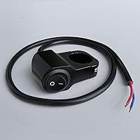 Vista 7 de Interruptor de Manillar de Motocicleta Impermeable Interruptor de Luz de Manillar de ATV Aleación de Aluminio Interruptor de Palanca