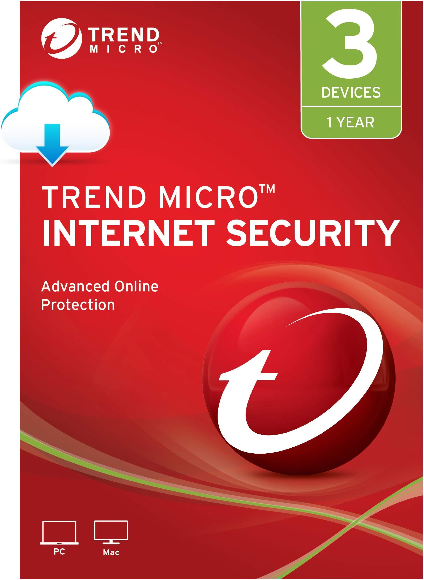 Trend Micro Internet Security 3 User [Digital] [PC/Mac Download]
