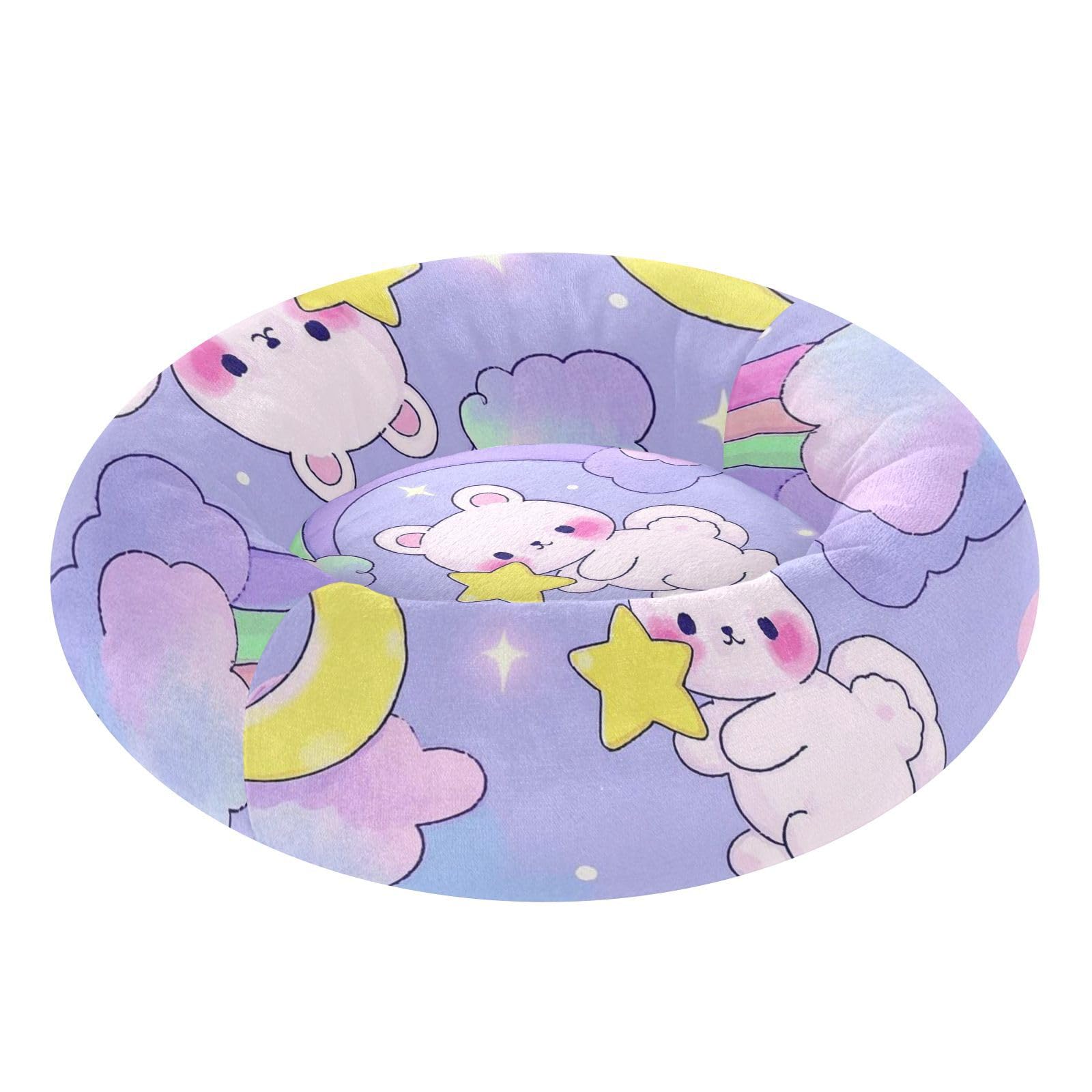 Panier pour animal de compagnie violet pêche taille S pour le salon