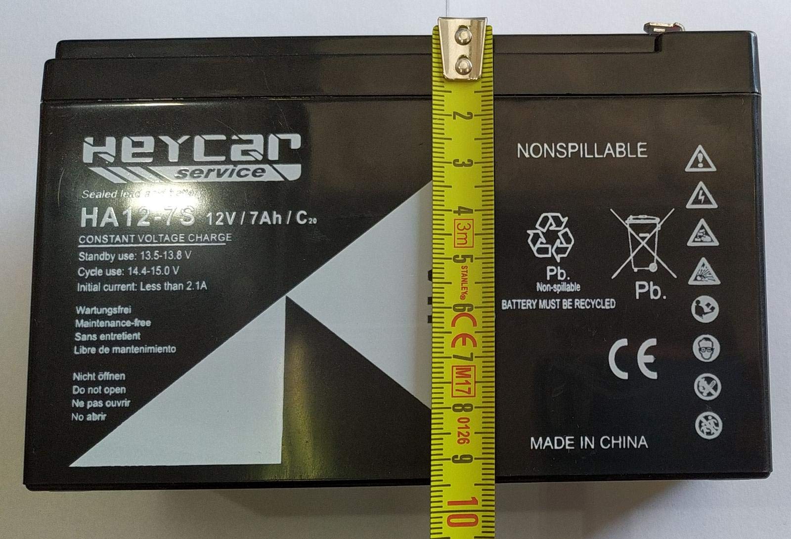Kit 2 BATERÍAS 12V Y 7AH + Cargador DE 12V para Coche ELÉCTRICO Infantil