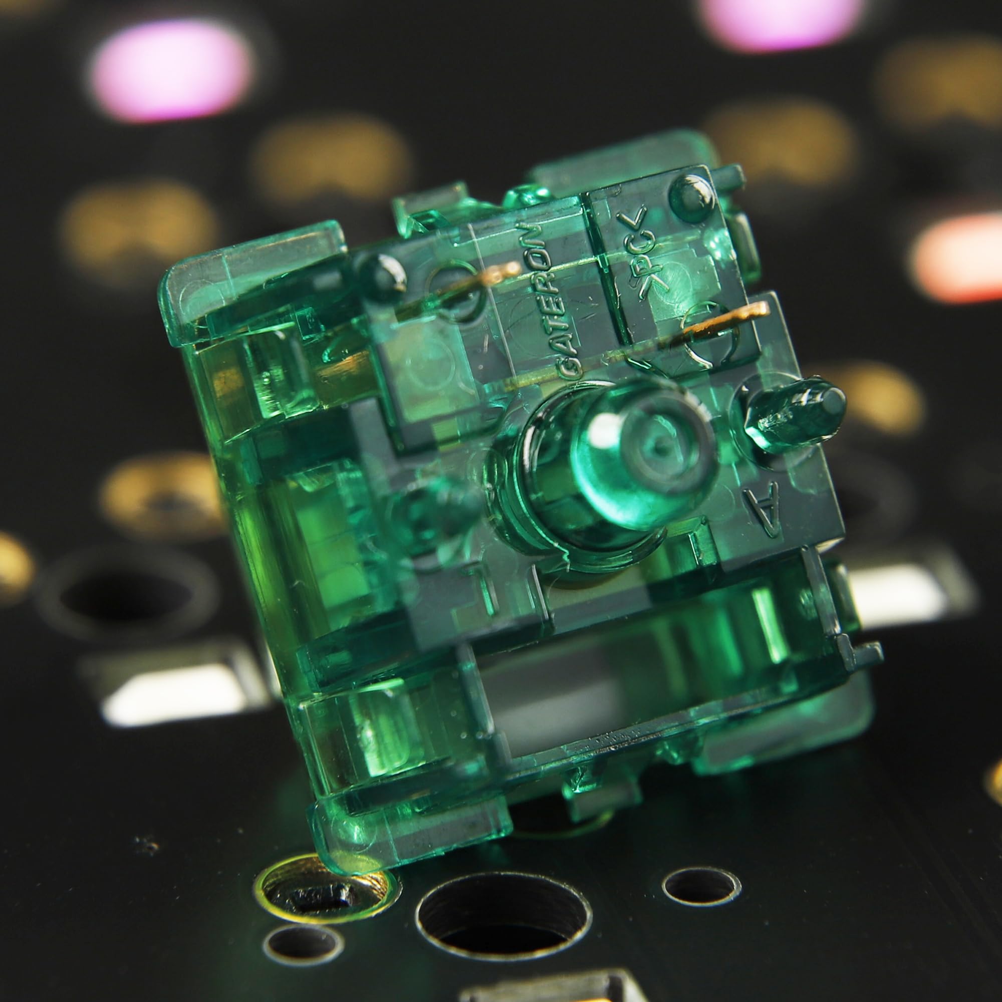 Amazon.com: YMDK Gateron Beer Switch Green Tactile 5 Pin SMD RGB