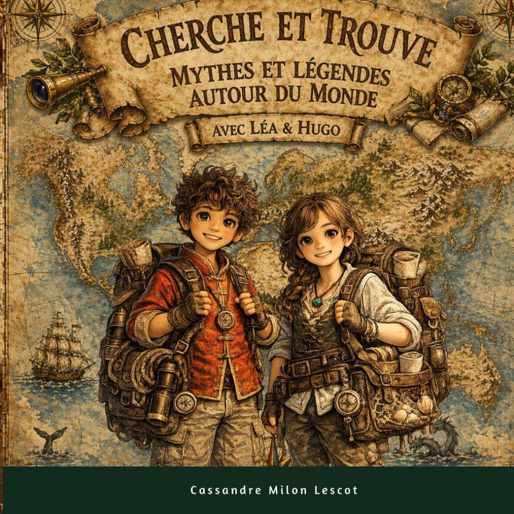Cherche et trouve - Mythes et légendes autour du monde avec Léa et Hugo