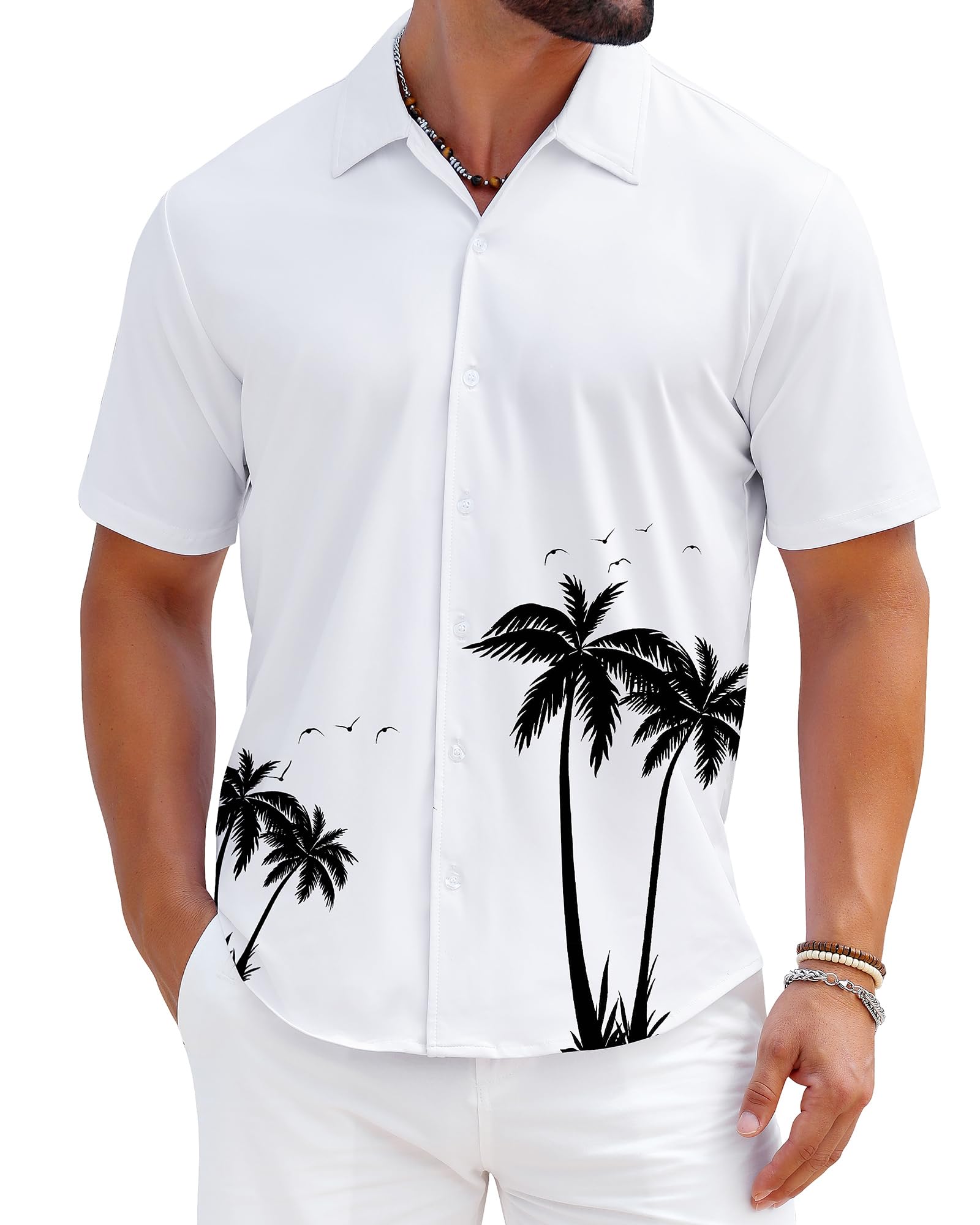 Zeetoo Men's Hawaiian Shirt