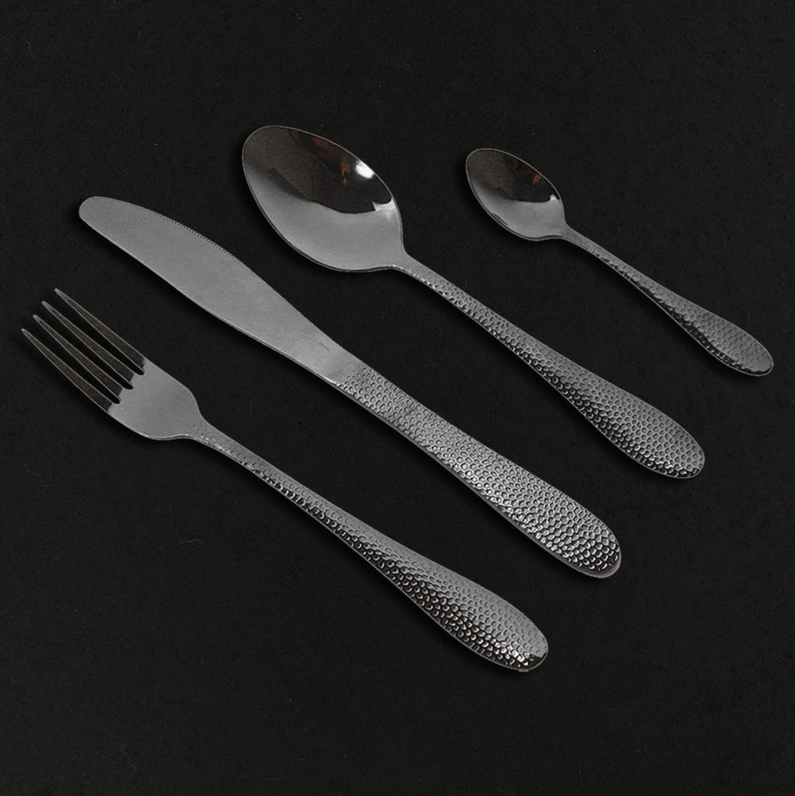 Juegos De Cubertería Vajilla De Acero Inoxidable Vajilla De Cocina Cena Pastel Tenedor Cuchara Cuchillo Cubiertos Juego De 20Uds Champán