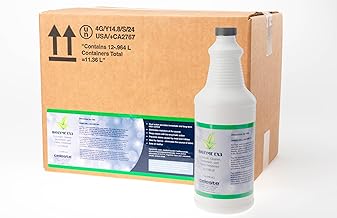 Celeste Biozyme EX3 LS-7200 Bio-Enzymatic Cleaner & Deodorizer (Case of 12 Quarts) | Digests Vomit, Urine & Organic Odors | NSF Certified & Hypoallergenic | For Aircraft & Transit Fabrics