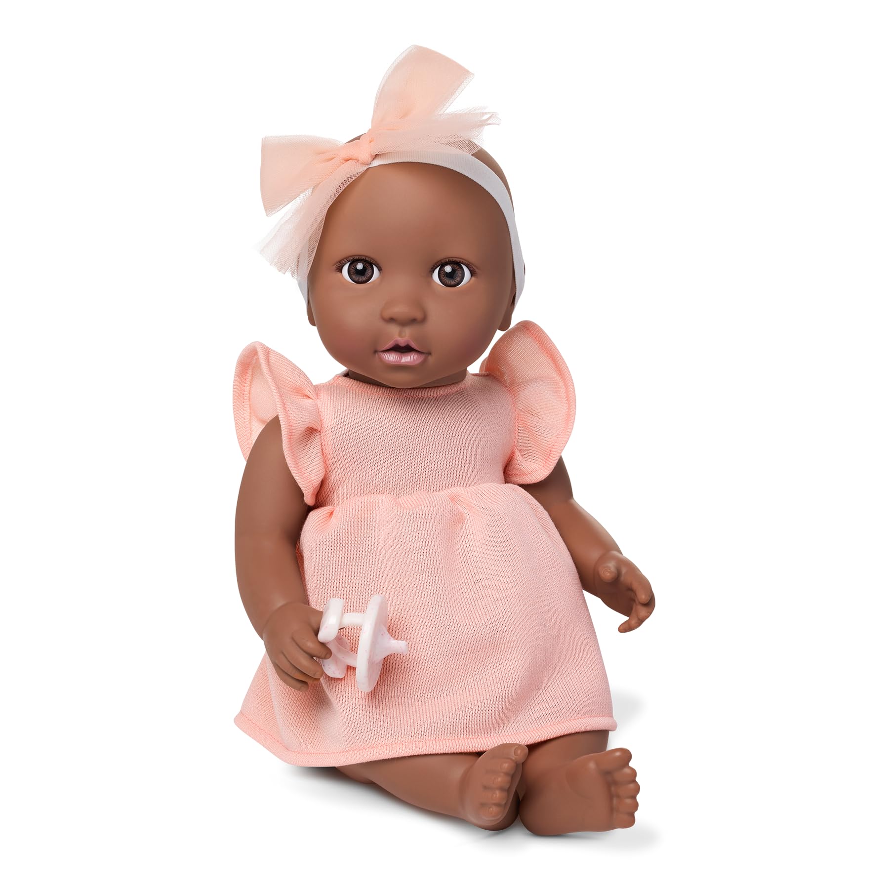 LullaBaby Baby Doll, 14-Inch Realistic Soft Body, Pink Dress Toy โ image 1