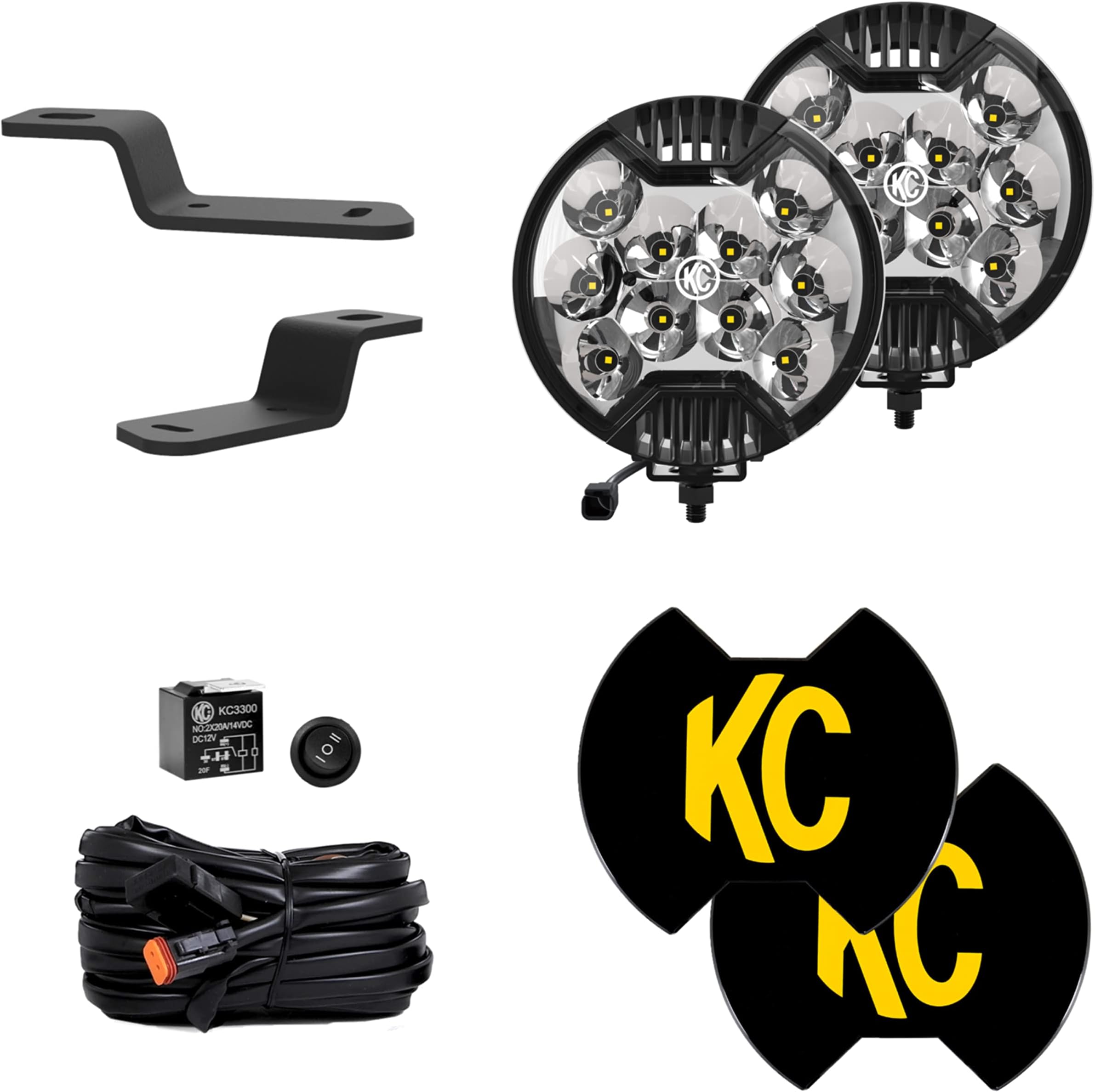 KC HiLiTES 97161 SlimLite® LED - 2-Light System - Ditch Light Kit - for 21+ Ford Bronco