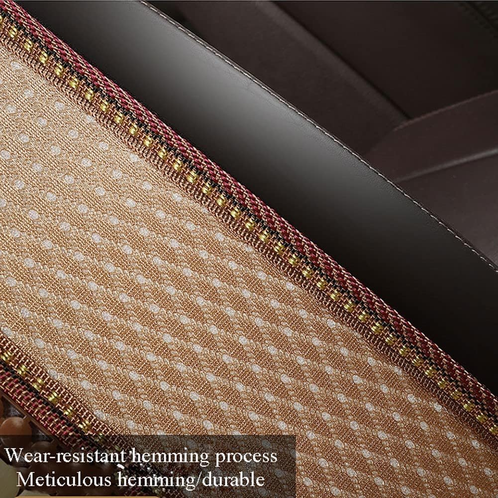 HYQHYX car seat Cushions for Driving Car seat Cushion, Summer Non-Slip Comfortable Decompression Heat Dissipation Bamboo Sheet Cooling pad, Suitable for Various Models(Color:2,Size:)