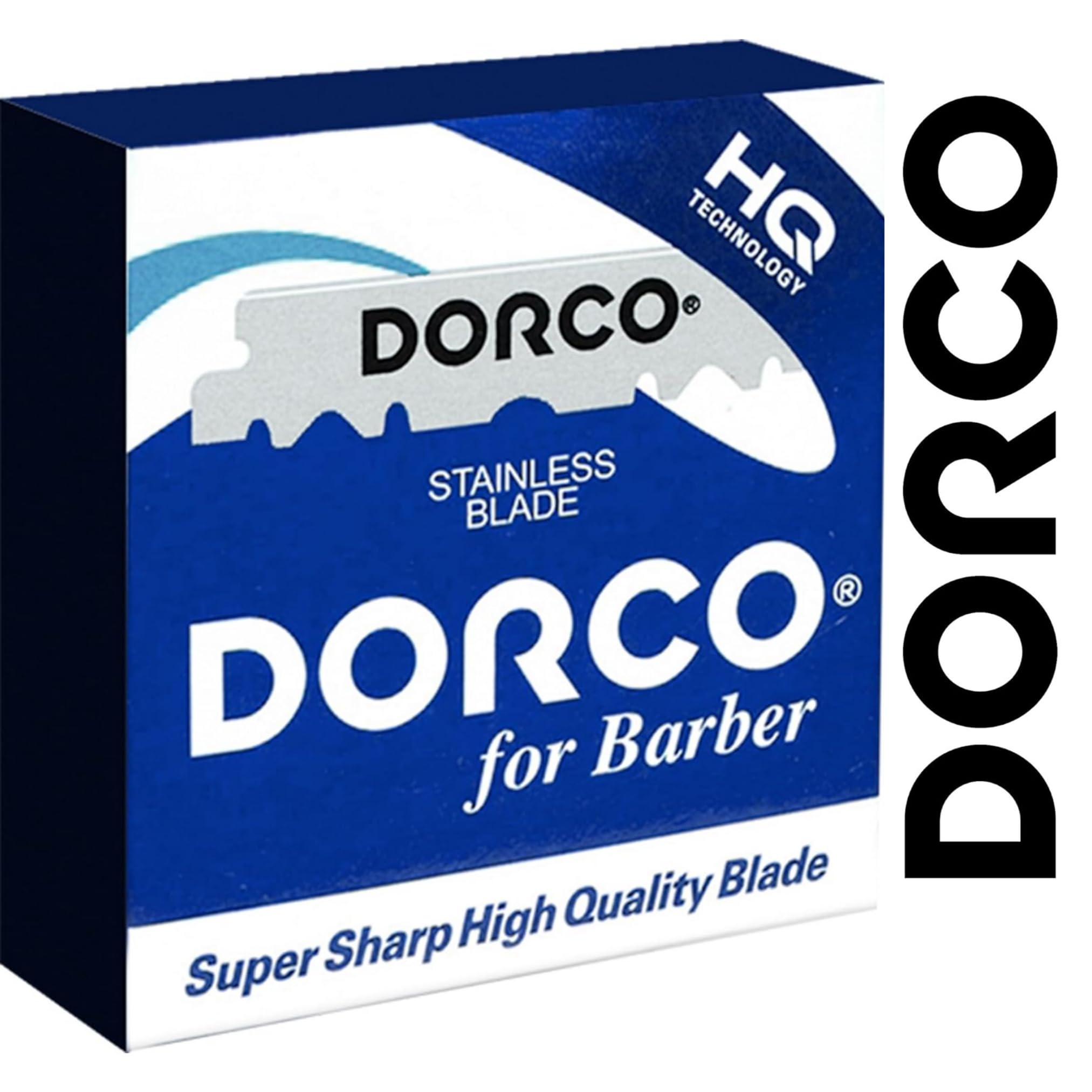 Dorco Single Edge Razor Blades, 1000 Count, 10 Boxes of 100