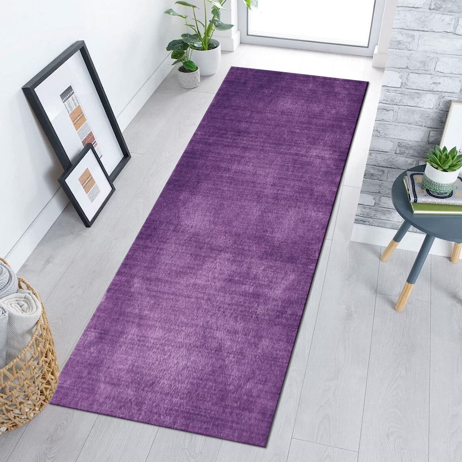 Tapis De Couloir Pour Couloir, Antidérapant Et Lavable, Long