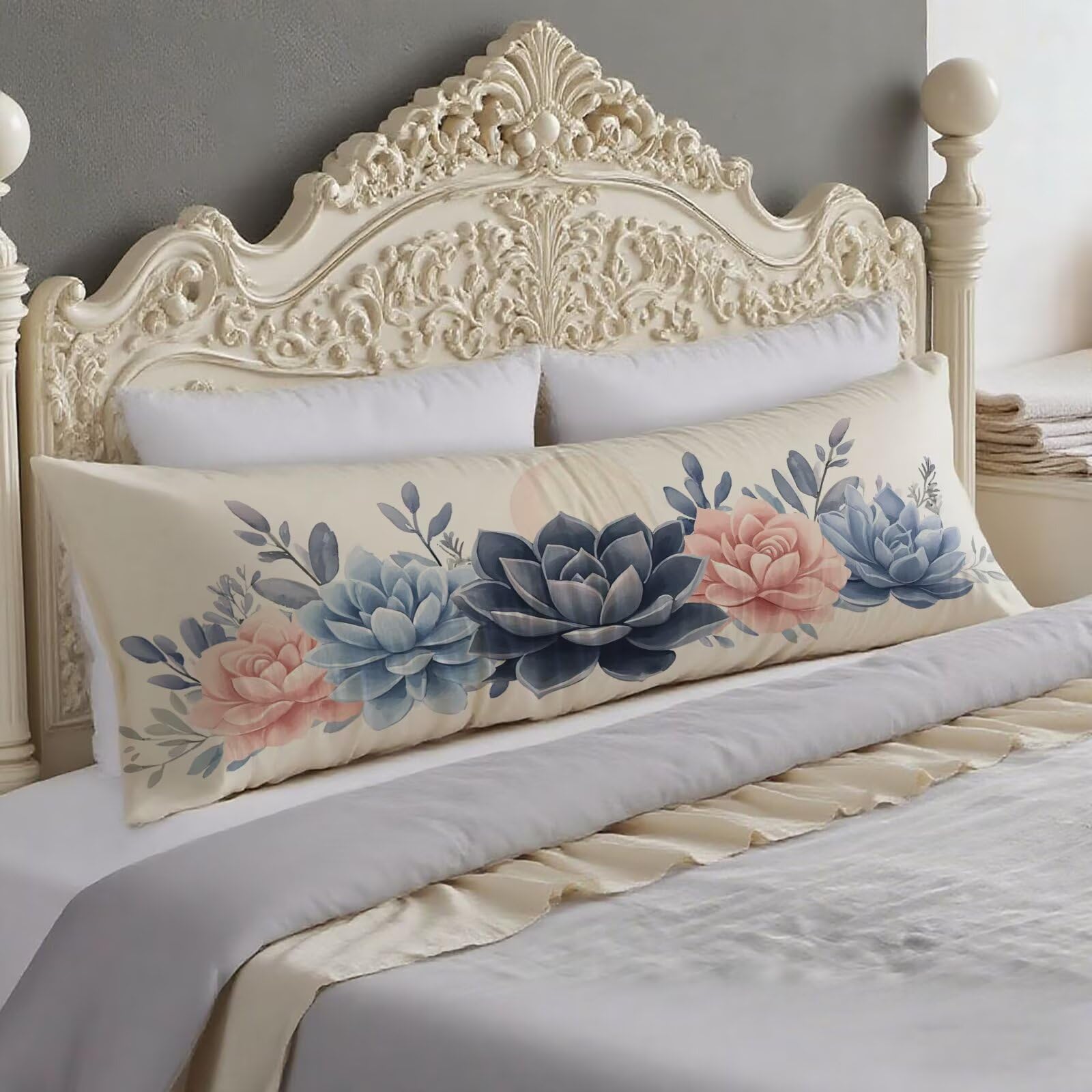 Améliorer sommeil qualité latéral body pillow grossesse avec cette taie traversin