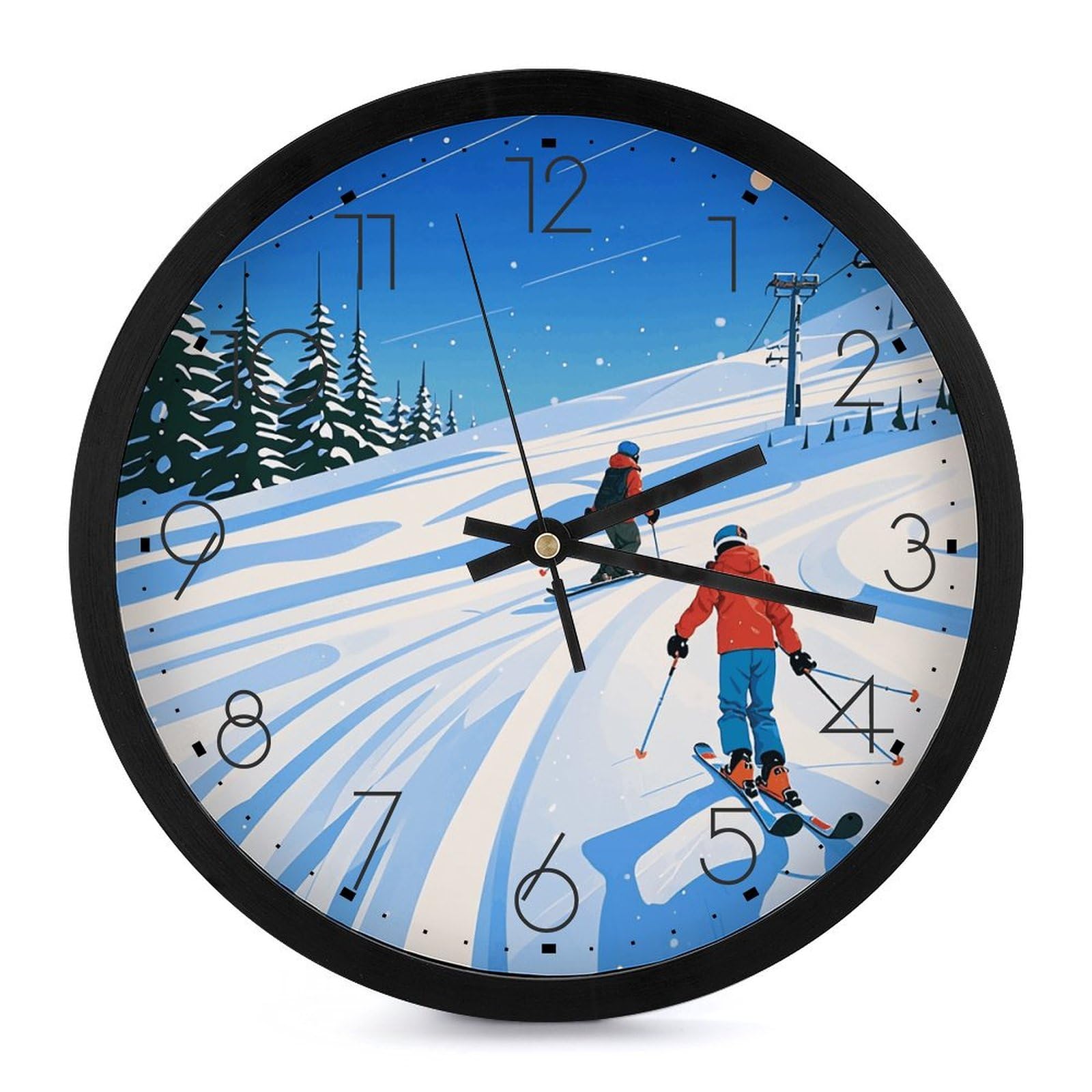 Horloge murale numérique grand affichage LED pour en finir avec l'heure illisible