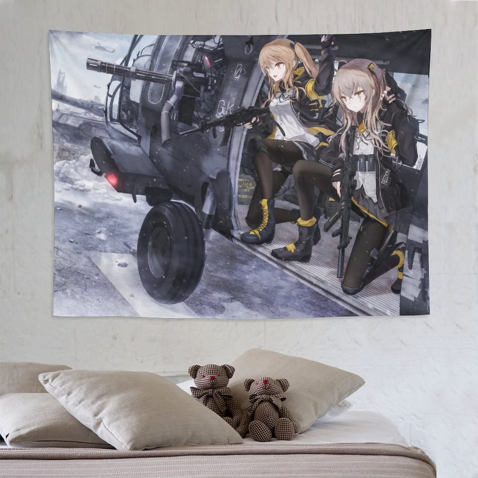 Amazon.co.jp: タペストリー 萌え キャラクター柄 少女前線UMP45