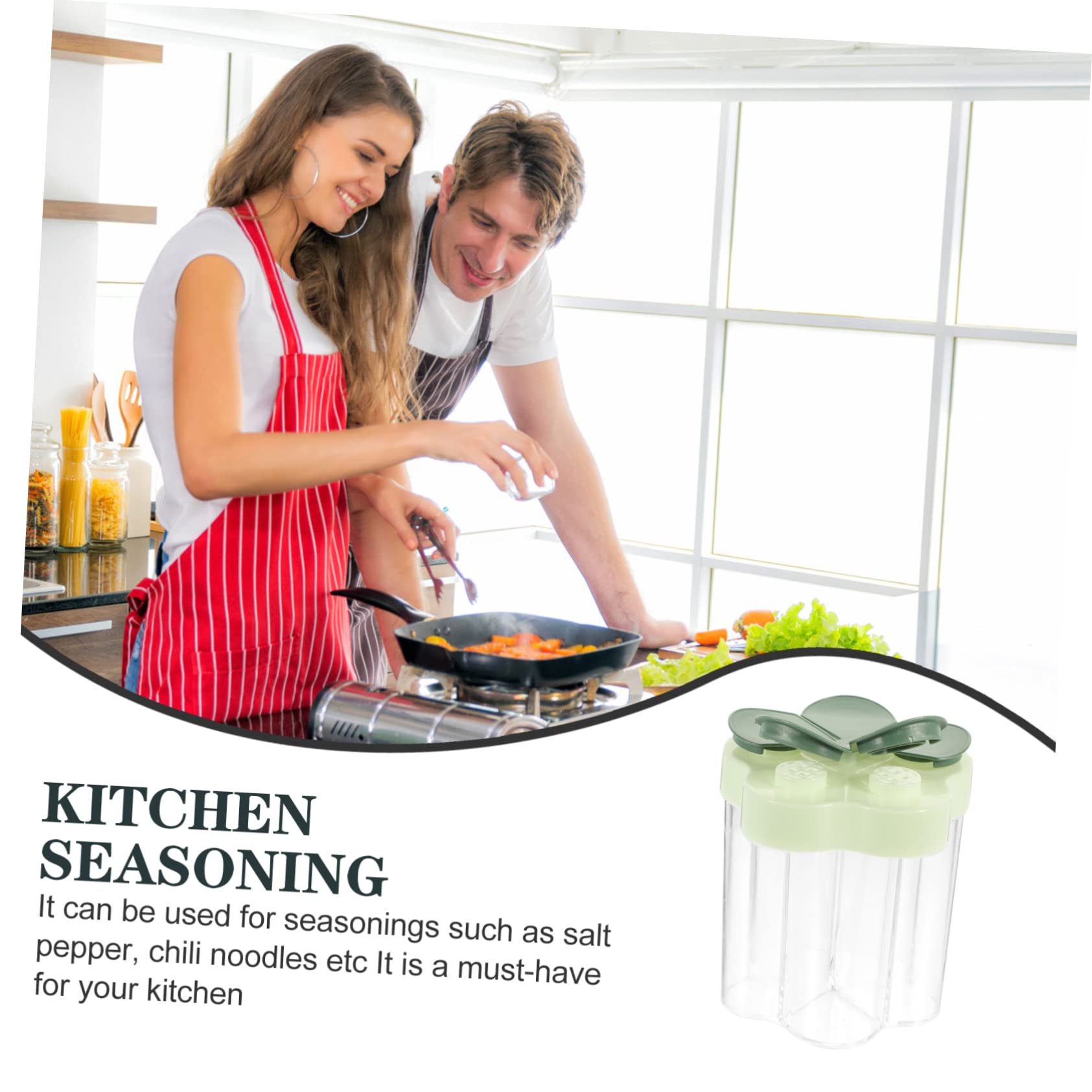 Unomor Cute Shakers Spice Shakers Seasoning Jars Shaker Set Spice Jars Labels