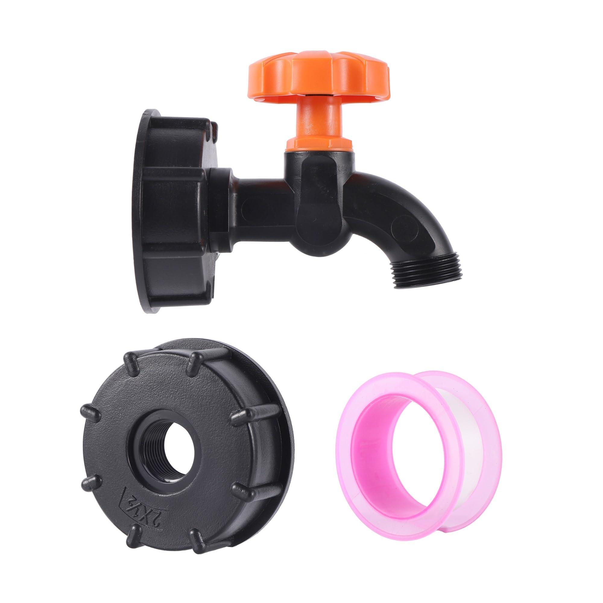 Adaptateur de robinet fileté 1/2 S60 pour réservoir d'eau IBC et irrigation