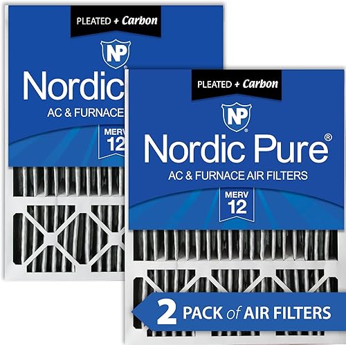 Nordic Pure Honeywell Filtro de aire de repuesto 20x25x5HM13-1 20x25x5, MERV 13, 20x25x5HPM12C-2