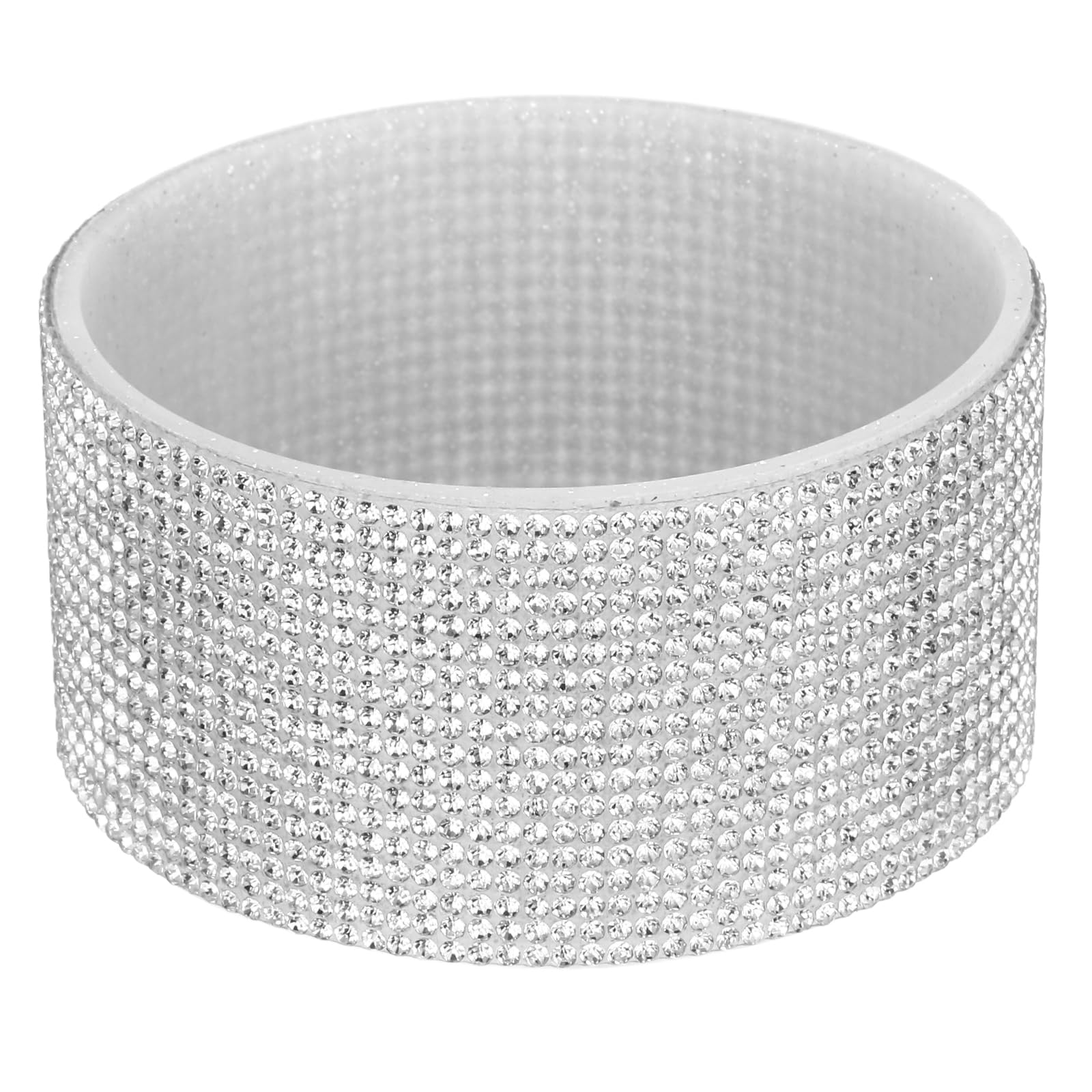 PATIKIL Glitter Silicone Boot, Diamond Water Bottle Protective Boot Shining Anti Slip Cup Sleeve Accessories for Stanley Tumbler 20-40OZ with 2.9"-3" Bottom, Silver