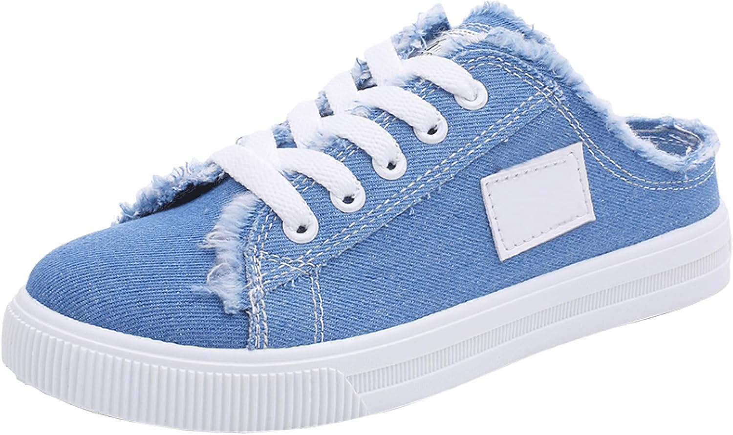 Canvas Shoes for Women Women's Fashion Sneakers Canvas Slippers Casual Shoe for Women Comfortable Mules Slip on Lazy Shoes Lightweight Breathable Flat Shoe Walking Outdoor Going Out Footwear