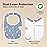 8-Pack Organic Baby Bibs for Boys, Girls - Soft Cotton Drooling and Teething Bibs for Baby Girl & Boy, Extra Absorbent, Easy To Clean & Put On for Toddler, Newborn, Infant 0-24 Months (Pets & Paws)