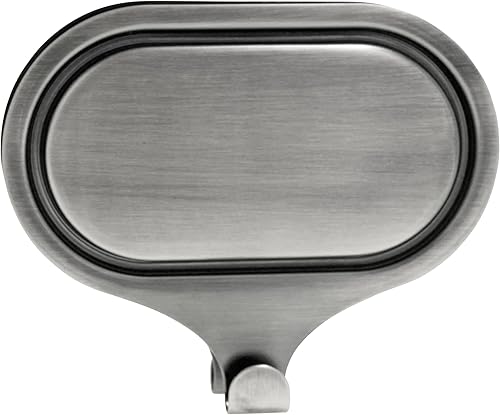 Miniatura 1 de Haute Decor Attract - Colgador magnético grande de doble pellizco para coronas - Par fuerte de ganchos magnéticos para superficies de vidrio o metal