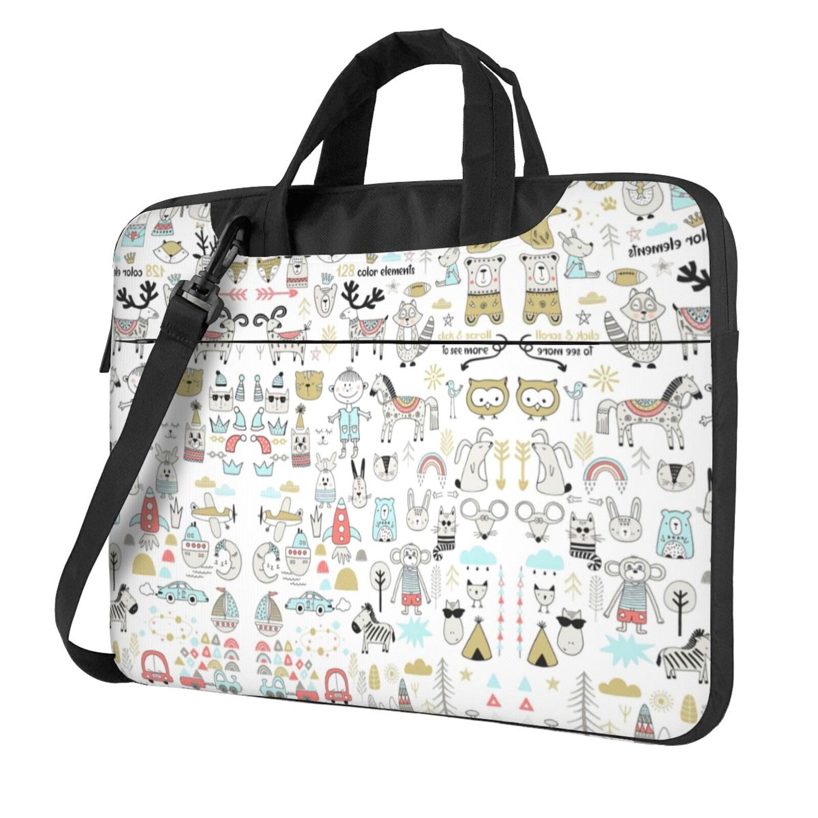 Funda portátil 15.6 duradera con asa Rabbit Fox Dee resistente 8