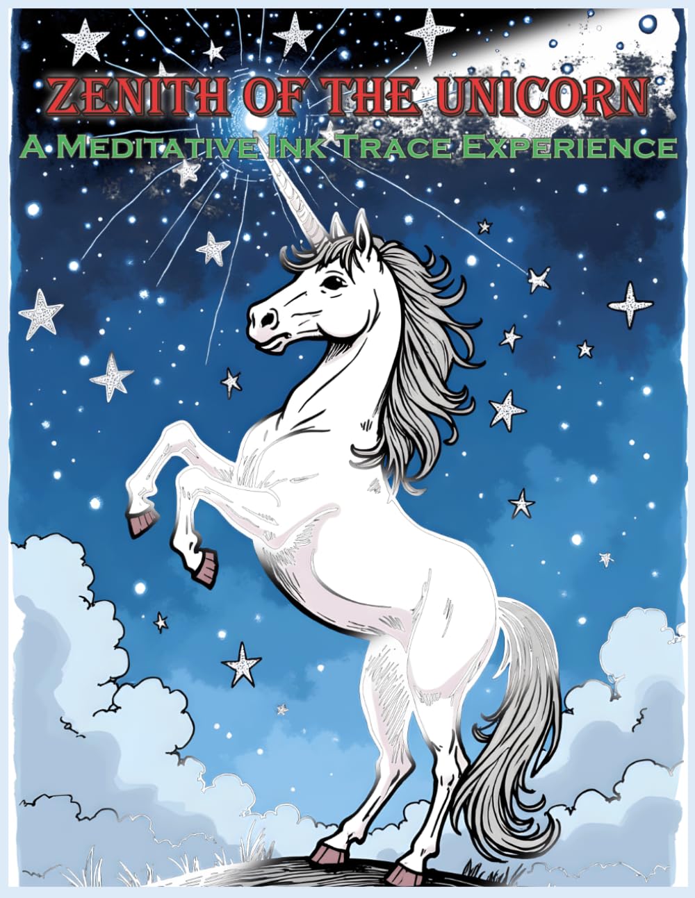 Zenith of the Unicorn: A Meditative Ink Trace Experience