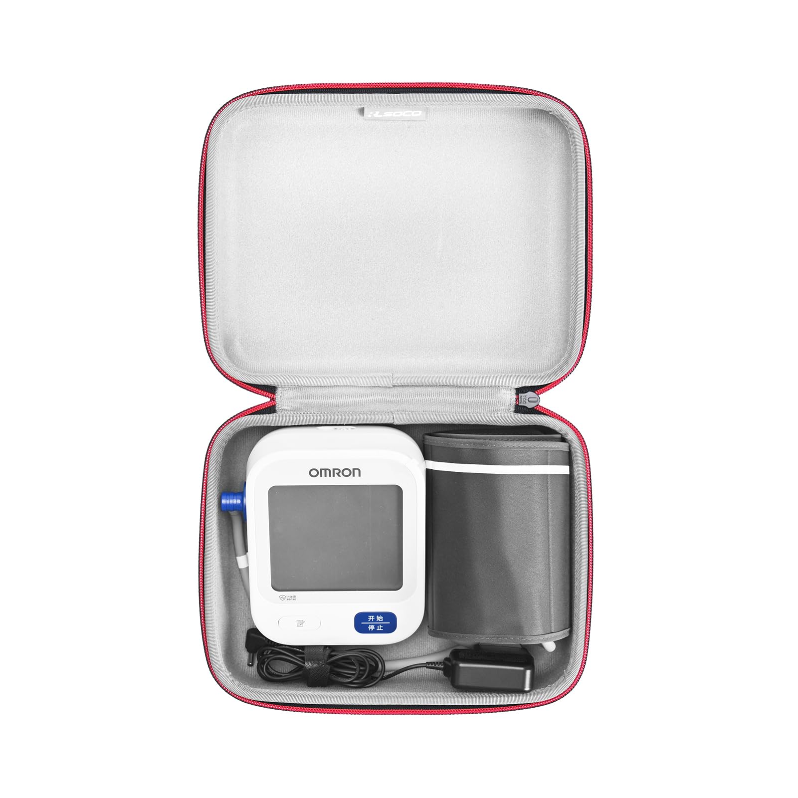RLSOCO Etui do Omron X4 Smart/X2 Basic/X2 Smart+/X3 Comfort/M3 Comfort/Bronze/Silver/Iron/5 Series ciśnieniomierz naramienny & do OMRON BP5150/BP5255/BP5000/BP7250/BP742N(Tylko Etui)