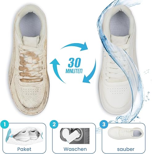 HUPIRCT Sac de Lavage pour Chaussures, 2 Pièces, Machine à Laver - 8