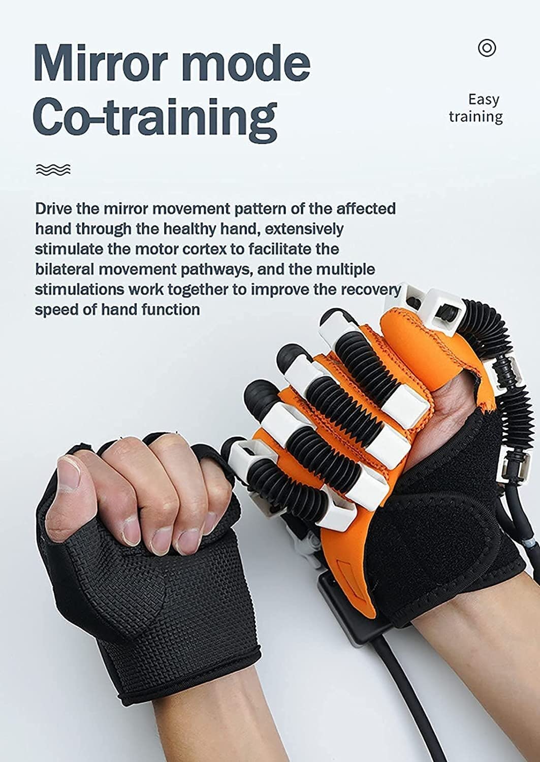 Rehabilitación Robot Guantes Accidente Cerebrovascular Férula De Mano Guantes De Asistencia Hemiplejía Equipo De Entrenamiento De Muñeca Dedos Estiramiento Protector Protector para Pacientes