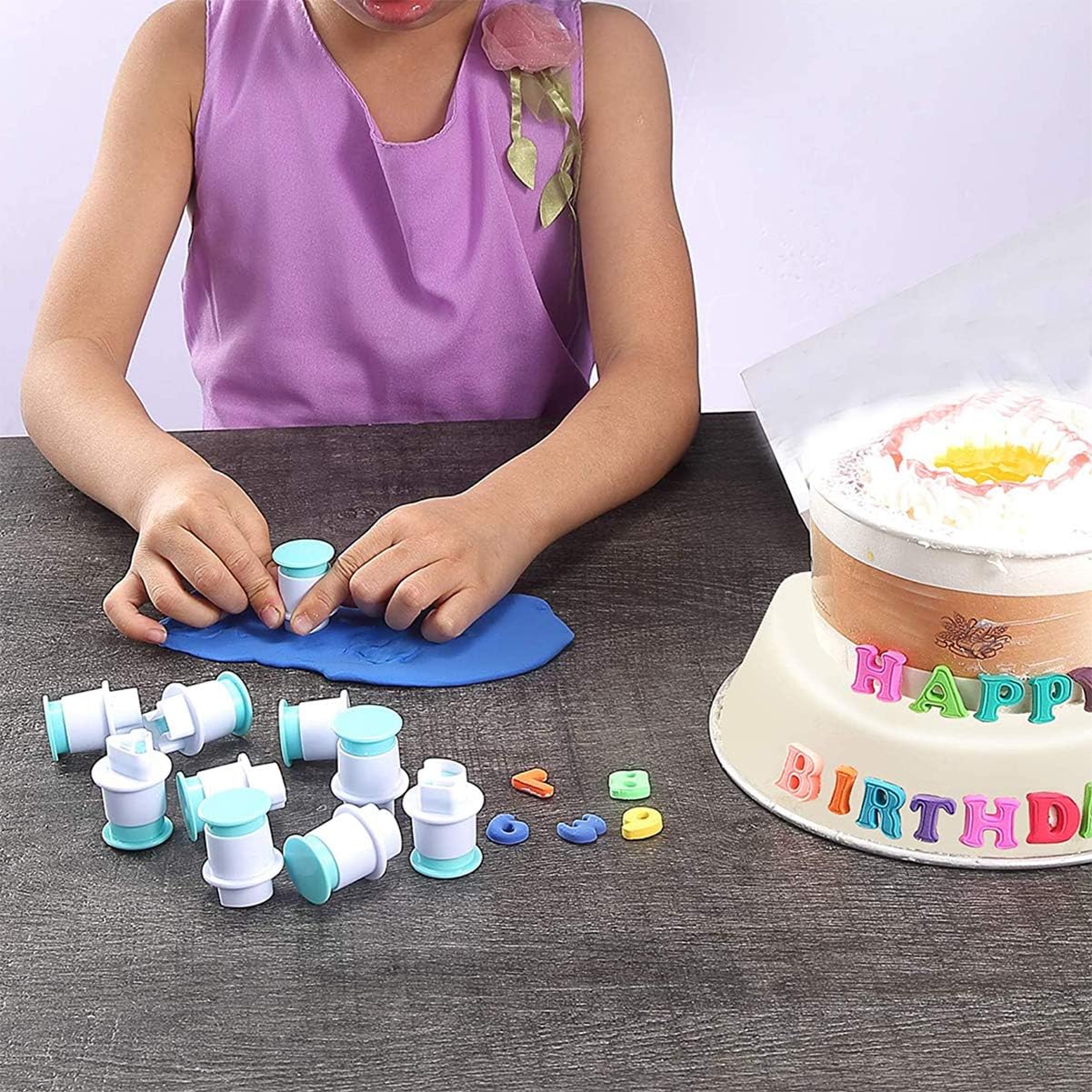 0-9 Numbers Cake Mold, Cookies Plunger Cutters, 10Pcs