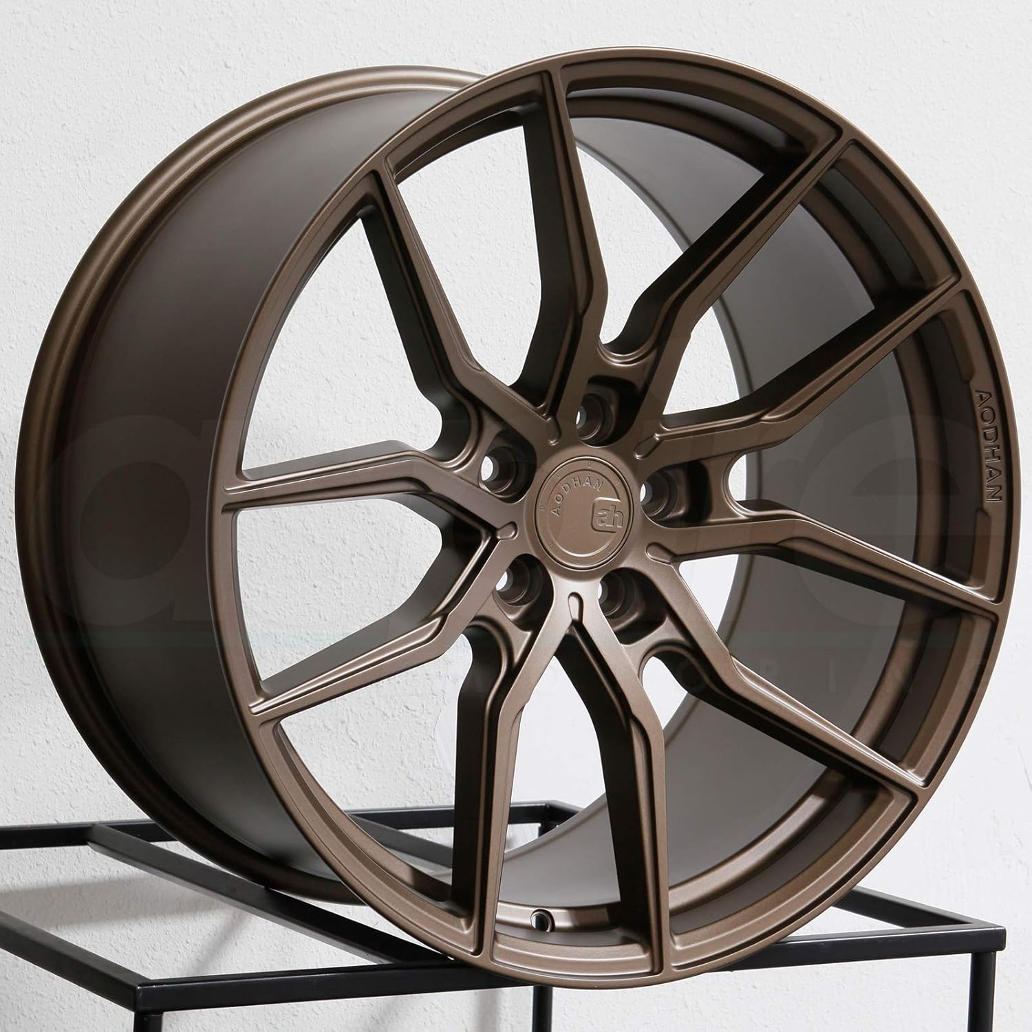AodHan AFF1 Wheel - Matte Bronze: 20x10.5 Wheel Size; 5x120 Lug Pattern; 72.6mm Hug Bore; 35mm Off Set.