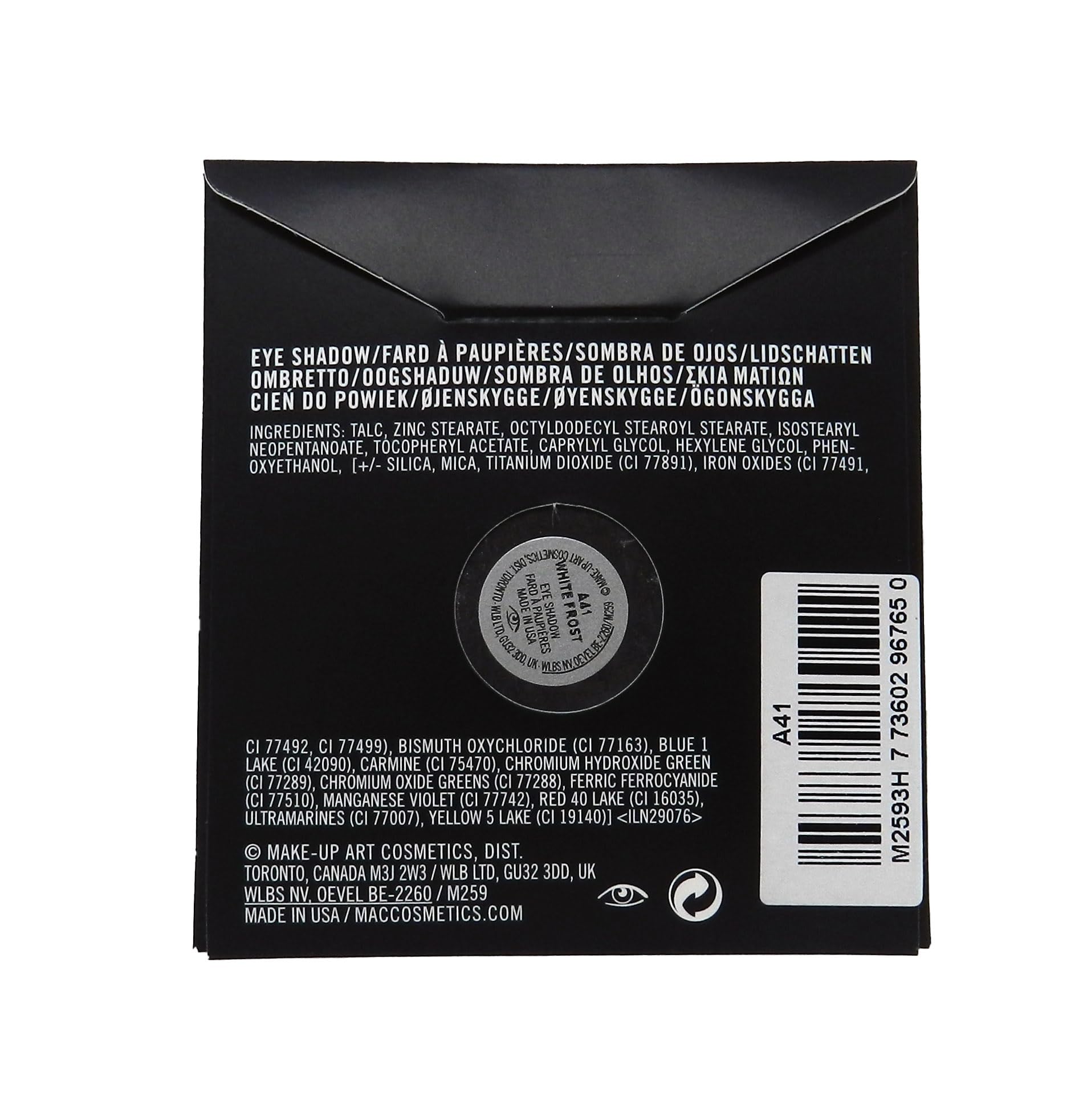 Eye Shadow Pro Palette - Bandeja de recambio White Frost 2