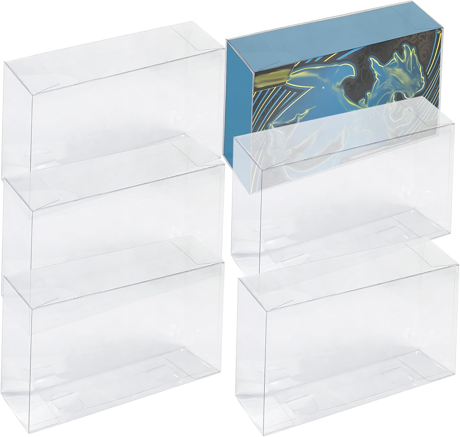 Protector Case for Mega CHARZRD X ex Ultra-Premium Collection UPC and 151 UPC, Clear Premium Collection Boxes for Displays or Storage (5pcs)