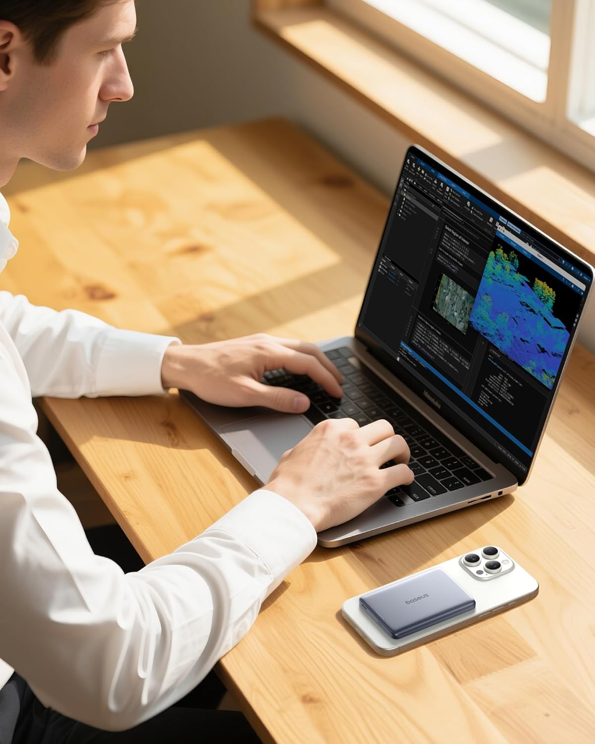 Baseus Picogo Magsafe Portable Charger, Qi2 15W 0.5" Ultra Slim 10000mAh Wireless Power Bank, 27W Fast Charging Magnetic Battery Pack with USB-C for iPhone 17 Pro Max/17 Pro/Air/16/15/14/13/12 - Image 8