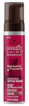 Smooth N Shine Straight Mousse Hydrating Setting 8.5 Ounce 251ml
