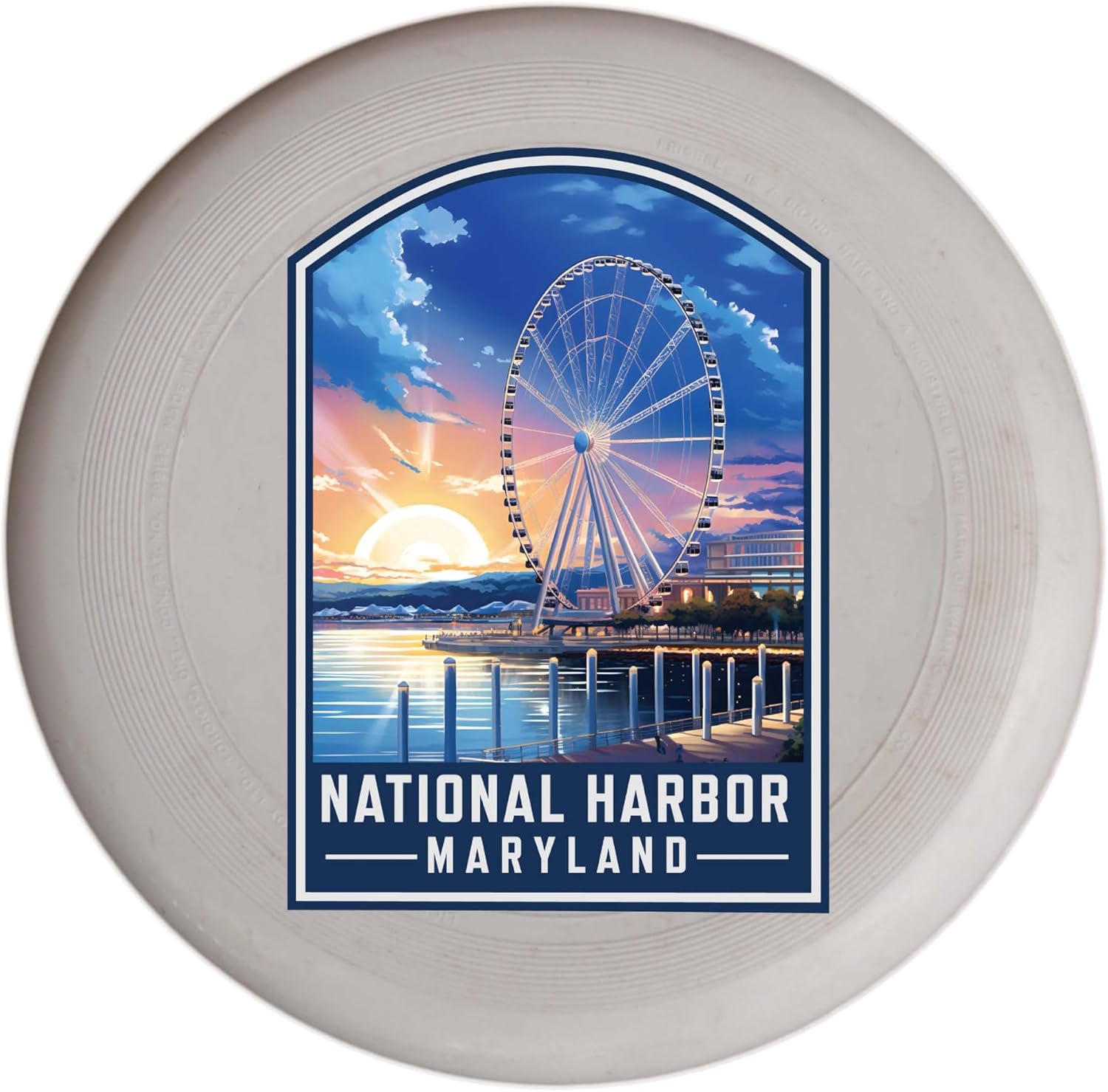 National Harbor Design C Souvenir Flying Disc 4-Pack