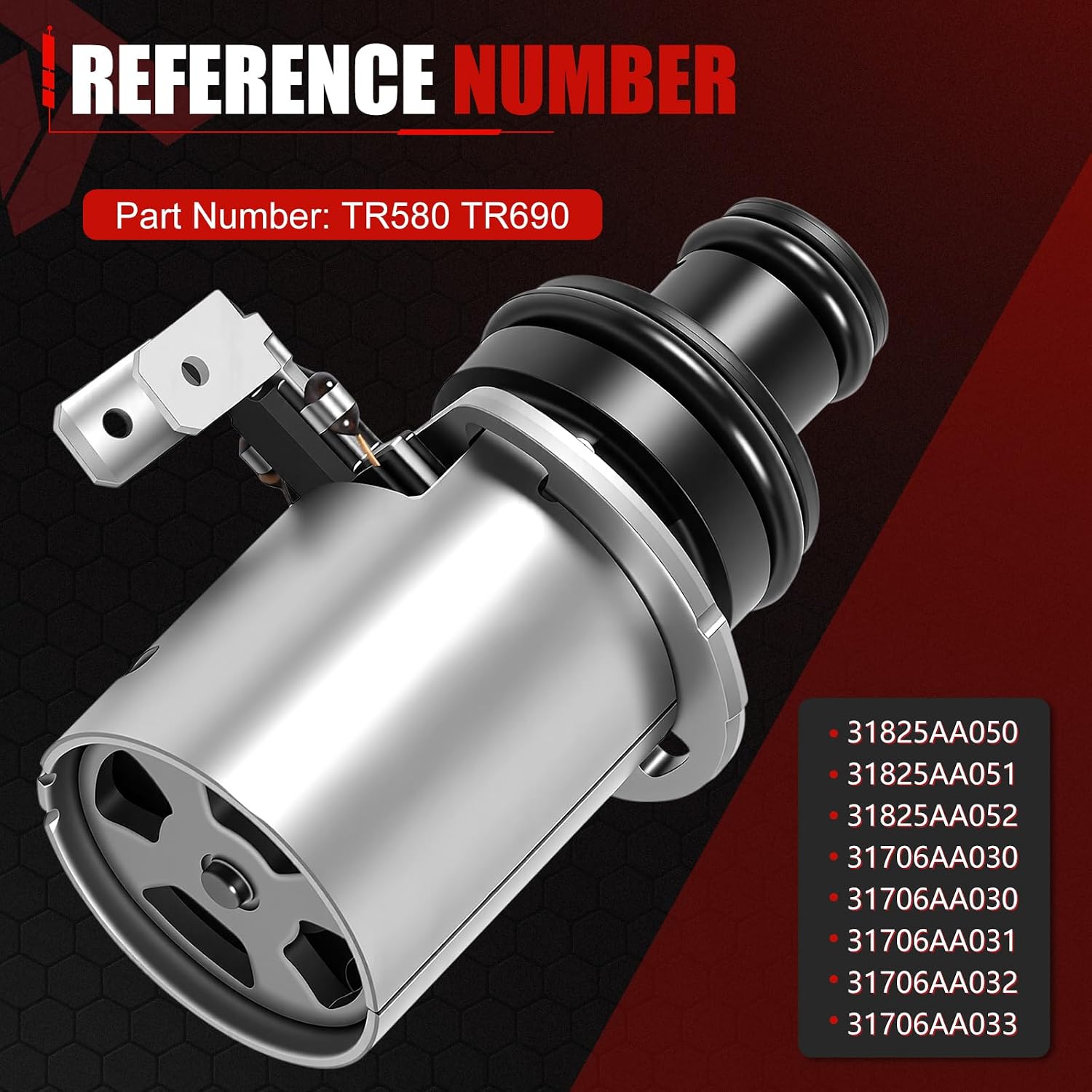TR580 Lock-up Solenoid Torque Converter Compatible with Subaru