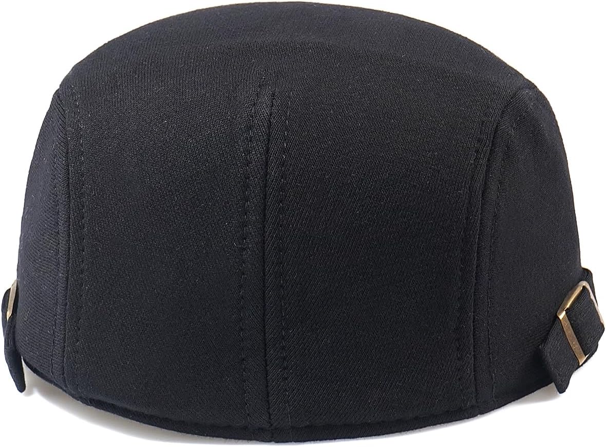 Men's Cotton Newsboy Hats Flat Ivy Gatsby Cap Irish Cabbie Ivy Driving Hunting Hat - Image 4