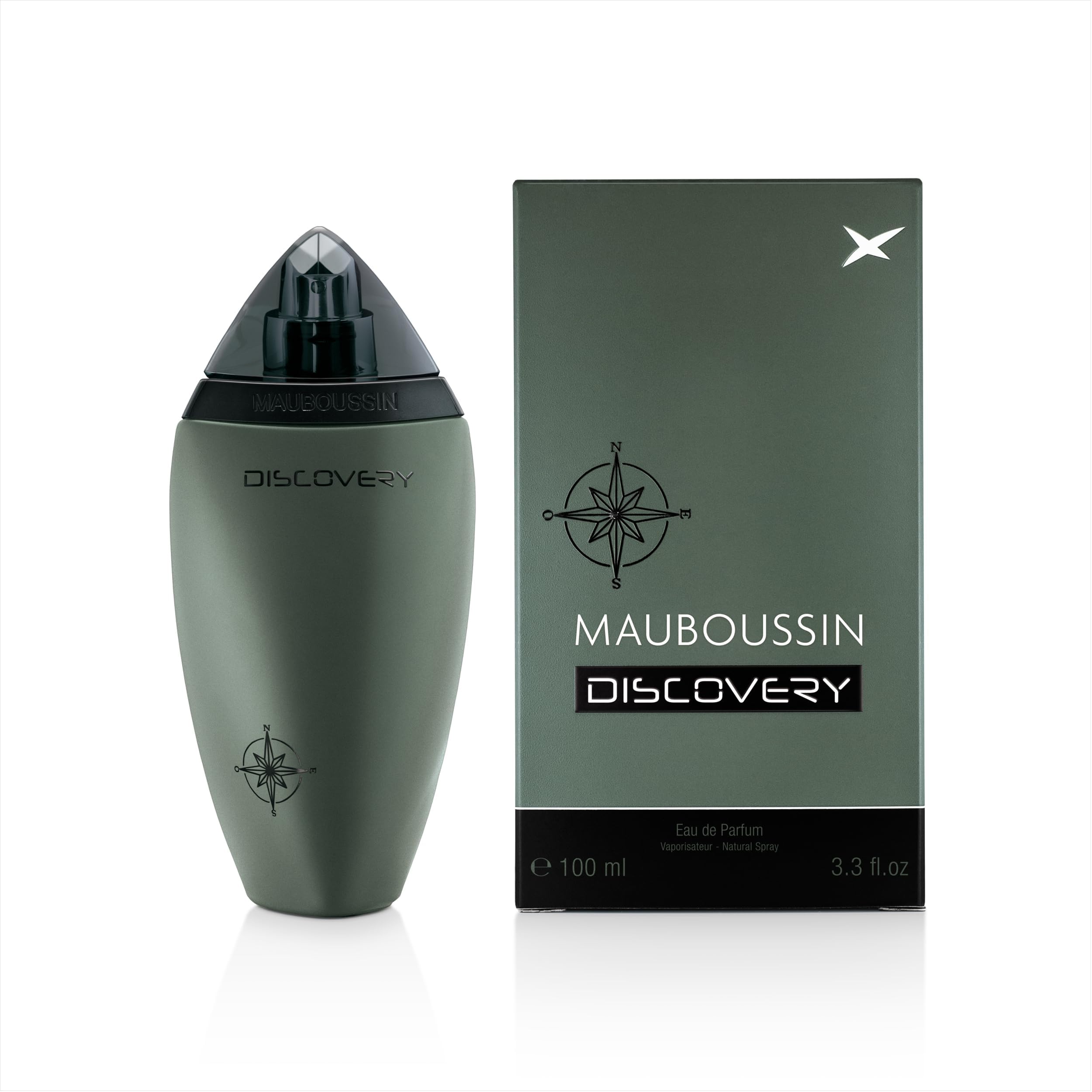 Mauboussin - Discovery 100ml (3.3 Fl Oz) - Eau de Parfum for Men - Woody, Aromatic & Citrus Scents