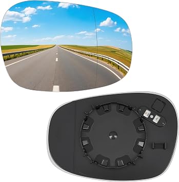 Wing Mirror Glass Right Side Heated Replacement for BMW 1 Series E81 E88 BMW 3 Series E90 E91 E92 E93 2009-2012 Car Buckle Driver Off side