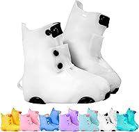 Vista 13 de Cubiertas para zapatos de lluvia para niños, impermeables, para niños y niñas, reutilizables