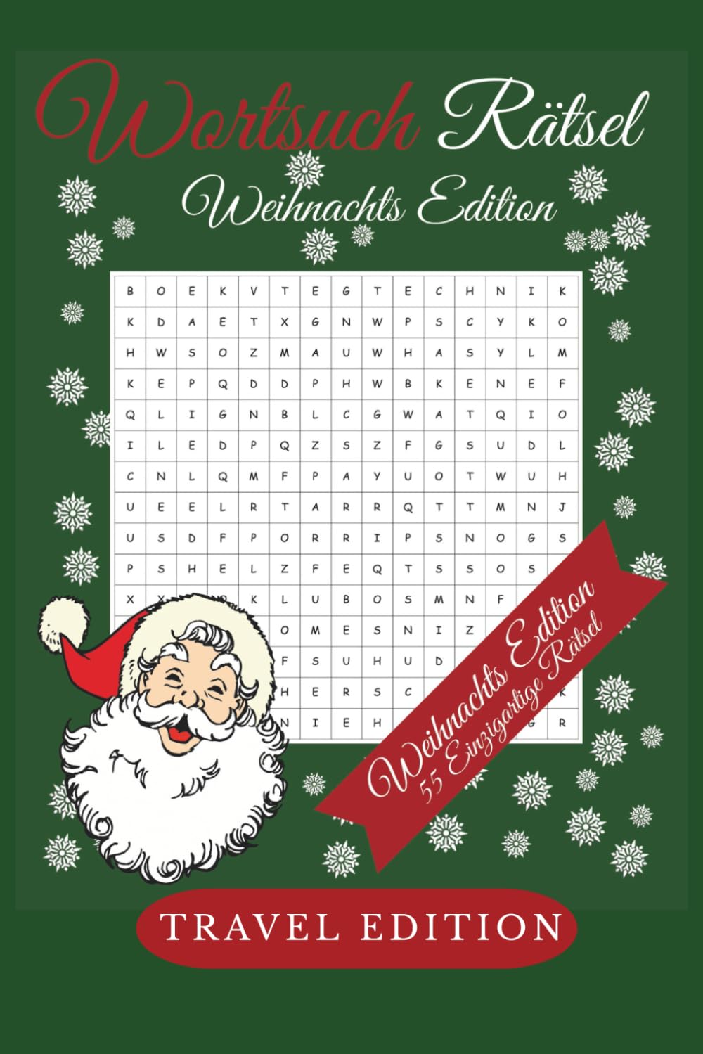 Wortsuchrätsel Weihnachts Edition: Travel Edition | 55 Rätsel zur Weihnachtszeit | Für Kinder, Erwachsene und Senioren | Geschenkidee zu Weihnachten, Urlaub und Freizeit