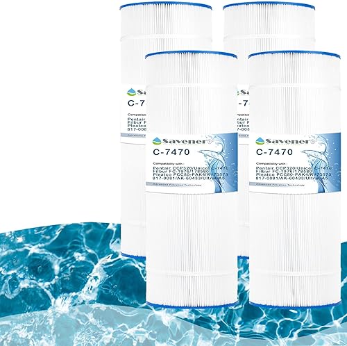 Miniatura 11 de Filtro de piscina compatible con CX870RE, SwimClear C4020, C4000, C4000S, PA100N, C-7487, FC-1270, 100 pies cuadrados, paquete de 4