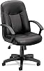 BSXVL601ST11 - Basyx VL601 Series Leather Mid-Back SwivelTilt Chair