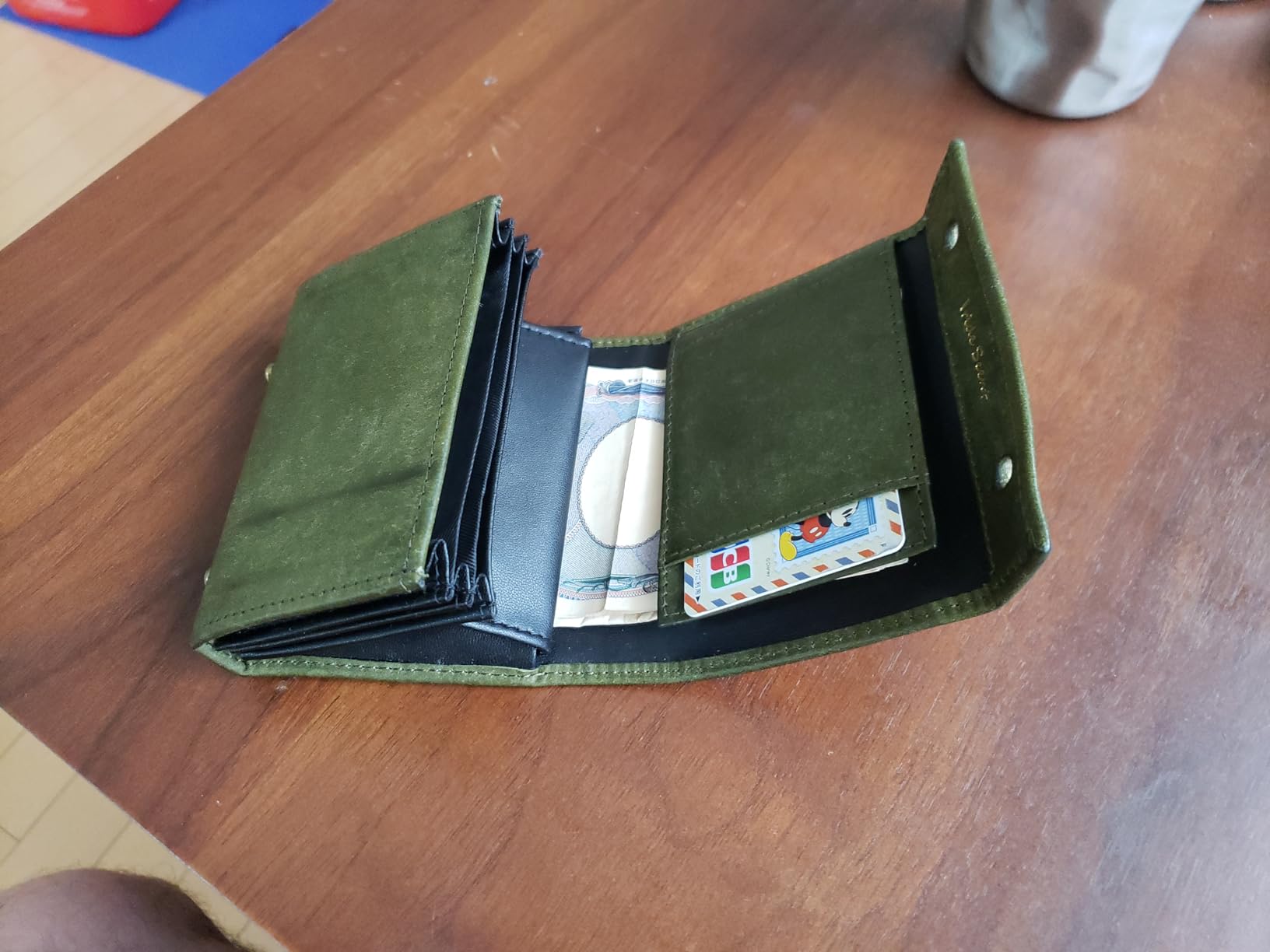 二つ折り財布 メンズ 2つ折り 箱型の小銭入れ イタリアン レザー プエブロ ミニ財布 コンパクト 小さい財布 二つ折り 箱状です 牛革 大容量 L字 レディース PUEBLO (Brown) photo review