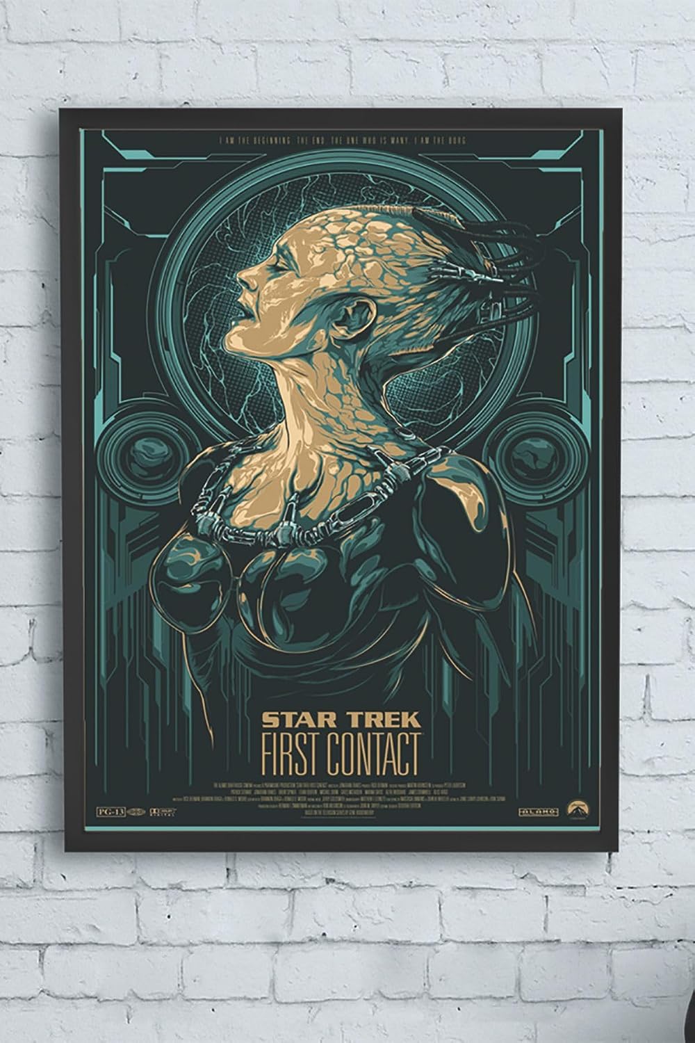 Postermanya (pster13377) Star Trek Art Sanatsal Çerçeveli Tablo (30 X 40cm)