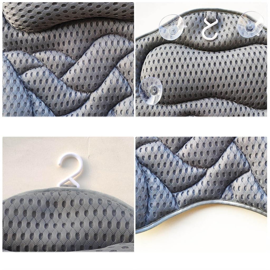 Bath Cushion Pillow Bathtub Soaking Pillow Non-slip Home Bathtub Mat Bathtub Bath SPA Lying Pillow Cushion