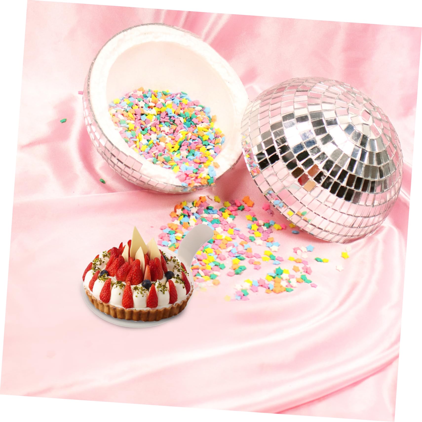 AUTSUPPL 100 Pcs Pastry Plate Cupcake Black Cake Stand Cake Pan Dessert Display Trays Cake Display Bases Cake Boards Cake Serving Trays Cake Stands Plastic Cake Trays White