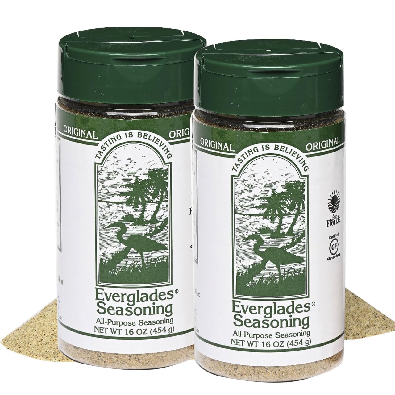 Everglades All Purpose Seasoning Signature Blend of Herbs & Spices for Bold Southern Flavor, Perfect for Meats, Vegetables, Soups & More All-in-One Seasoning for Cooking & Table Use (Two Pack)